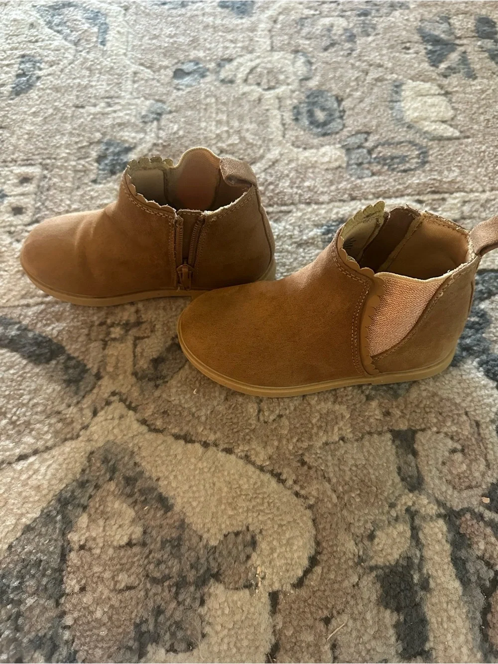 Girls' Tan Ankle Boots